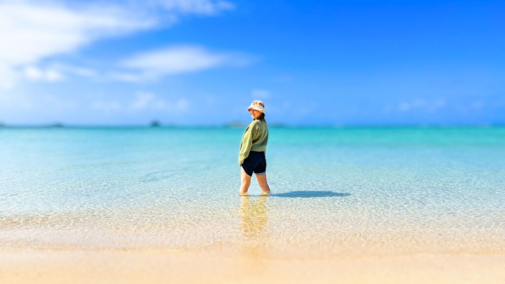沖縄アクティビティ遊び体験観光用「伊是名ビーチ」