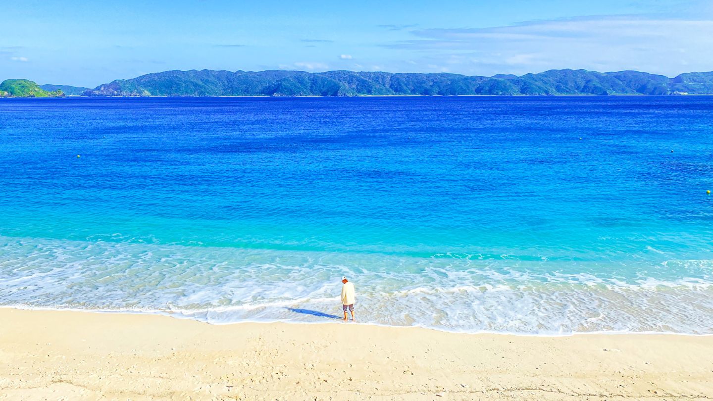 沖縄アクティビティ遊び体験観光用「古座間味ビーチ」