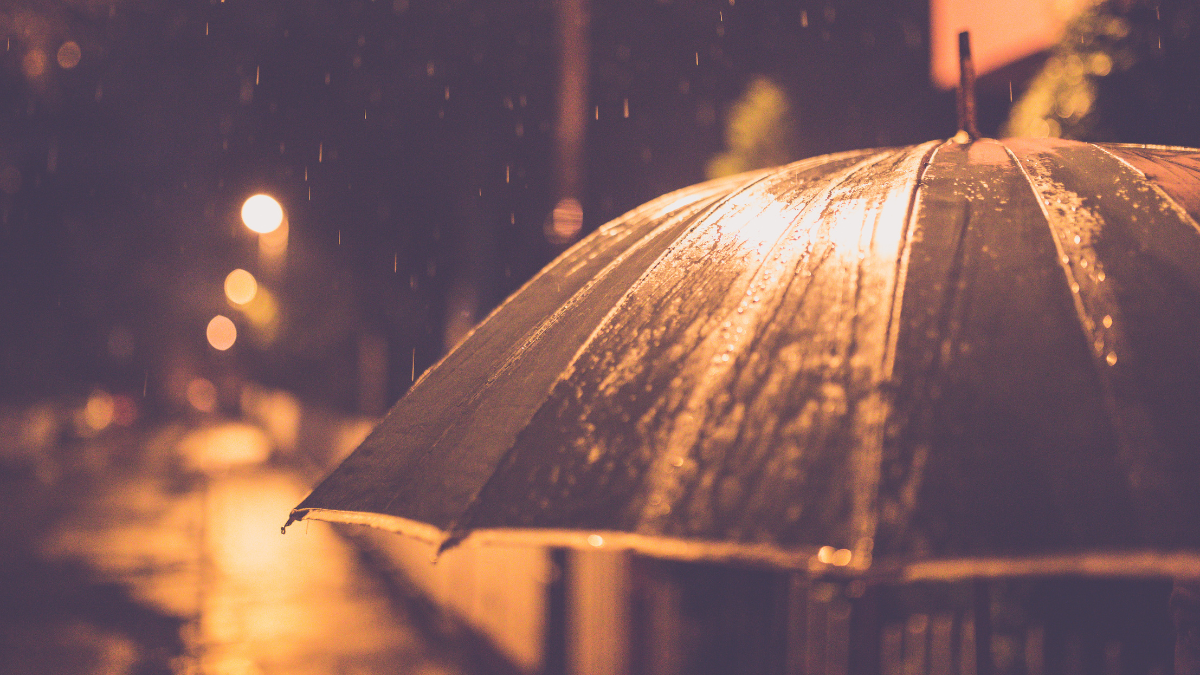 雨の日台風