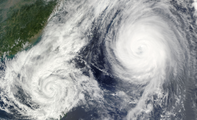 台風の様子