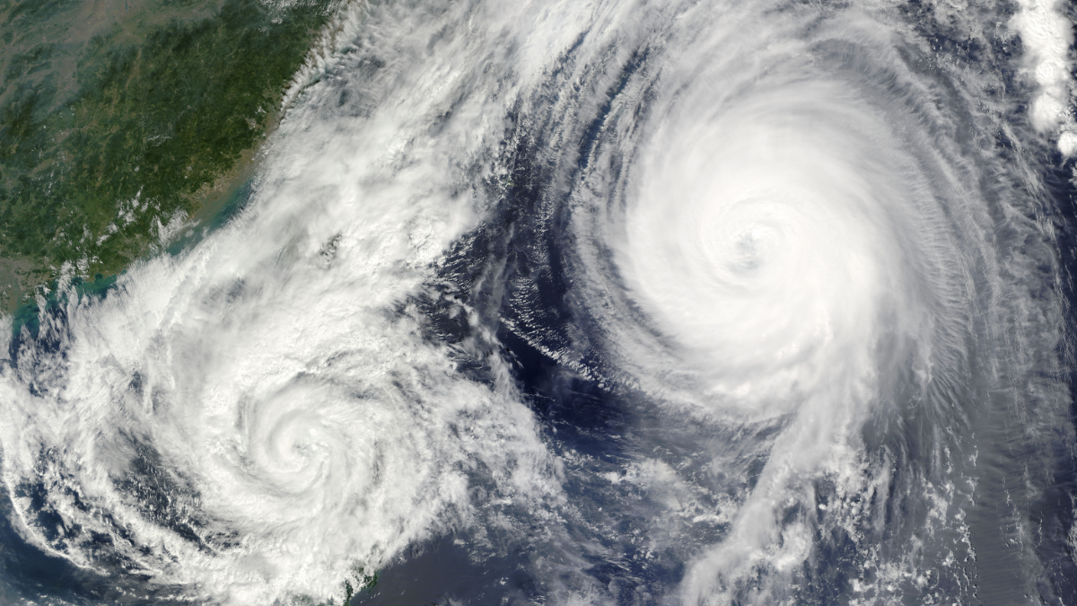 台風の様子