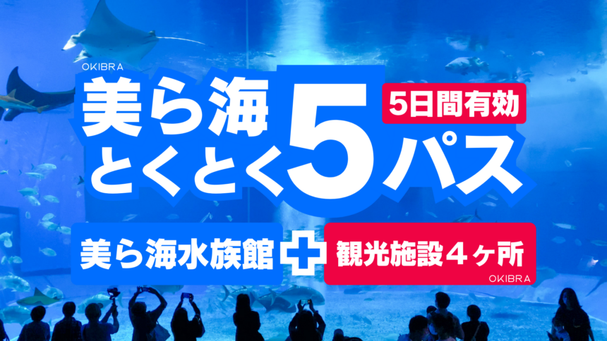 美ら海とくとく5パスポート美ら海水族館と4つの施設を選べる