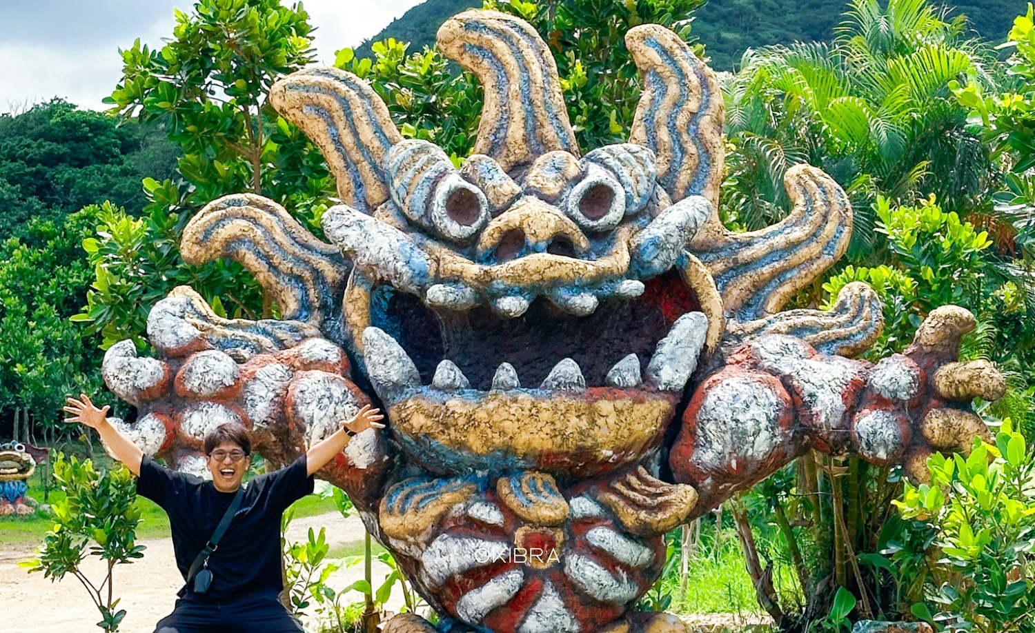 沖縄県石垣島 米子焼工房 シーサー庭園