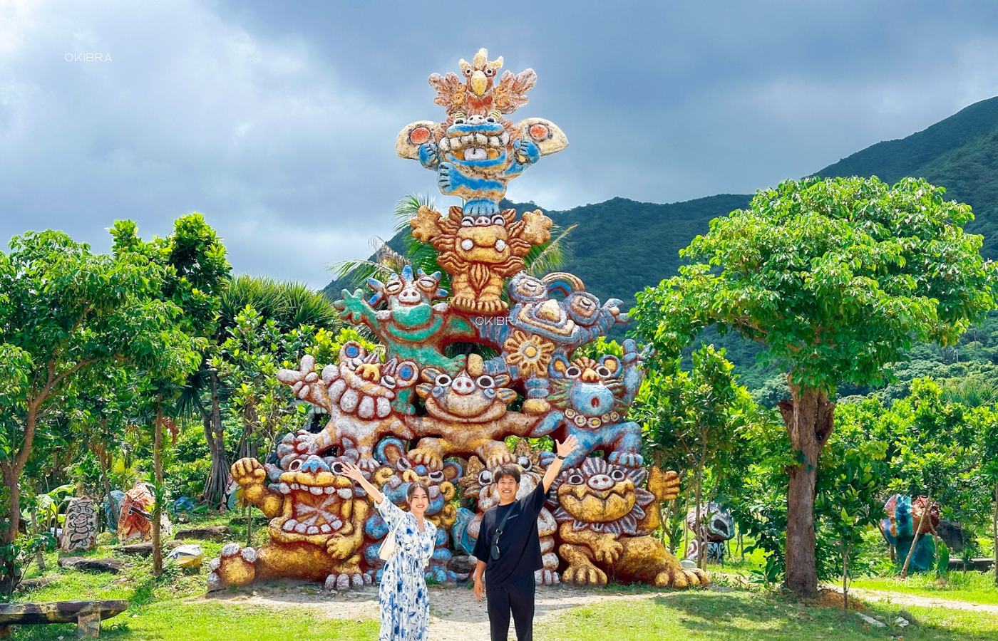 沖縄県石垣市 米子焼工房 シーサー庭園