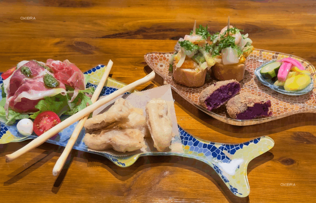 沖縄県今帰仁村 レストラン珊瑚table ディナー