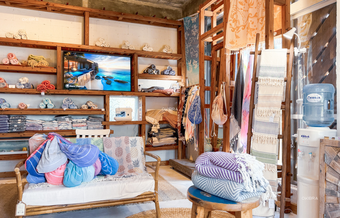 Desa Onna, Okinawa Toko khusus handuk katun Cotton Hug Beachwear