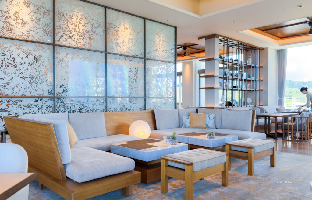 沖縄県恩納村 ANAインターコンチネンタル万座ビーチリゾート リゾートホテル オーシャンビュー クラブラウンジ 家族 子供