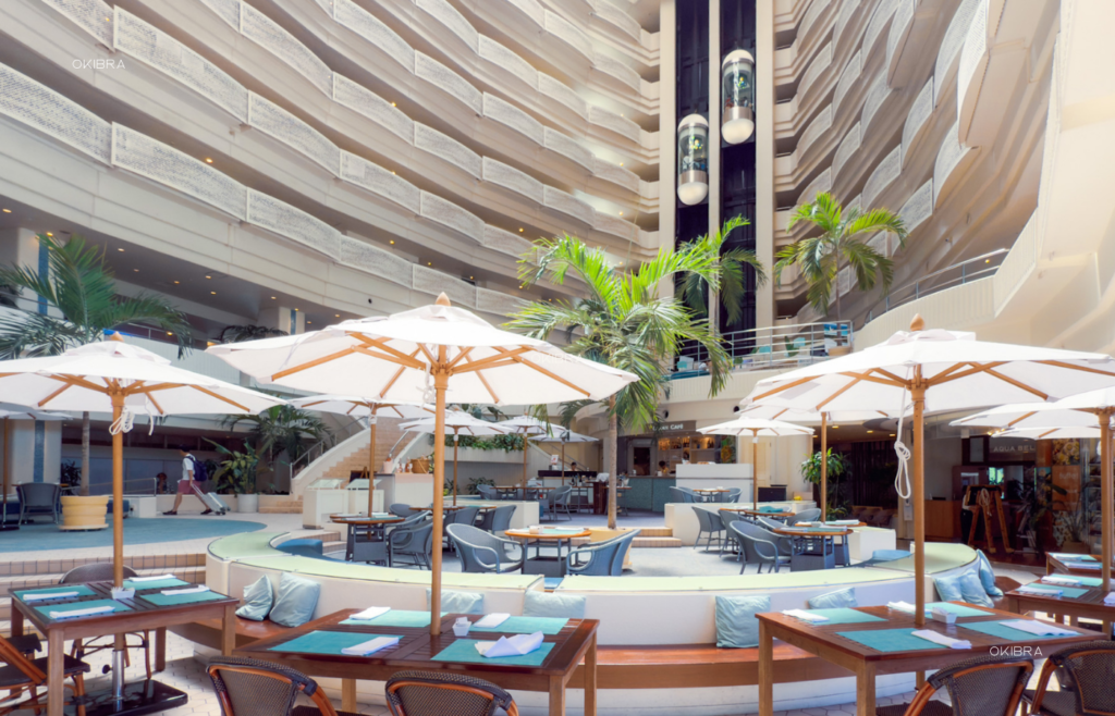 沖縄県恩納村 ANAインターコンチネンタル万座ビーチリゾート リゾートホテル オーシャンビュー クラブラウンジ 家族 子供