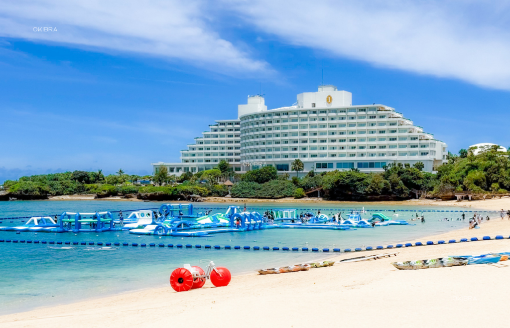 沖縄県恩納村 ANAインターコンチネンタル万座ビーチリゾート リゾートホテル オーシャンビュー クラブラウンジ 家族 子供