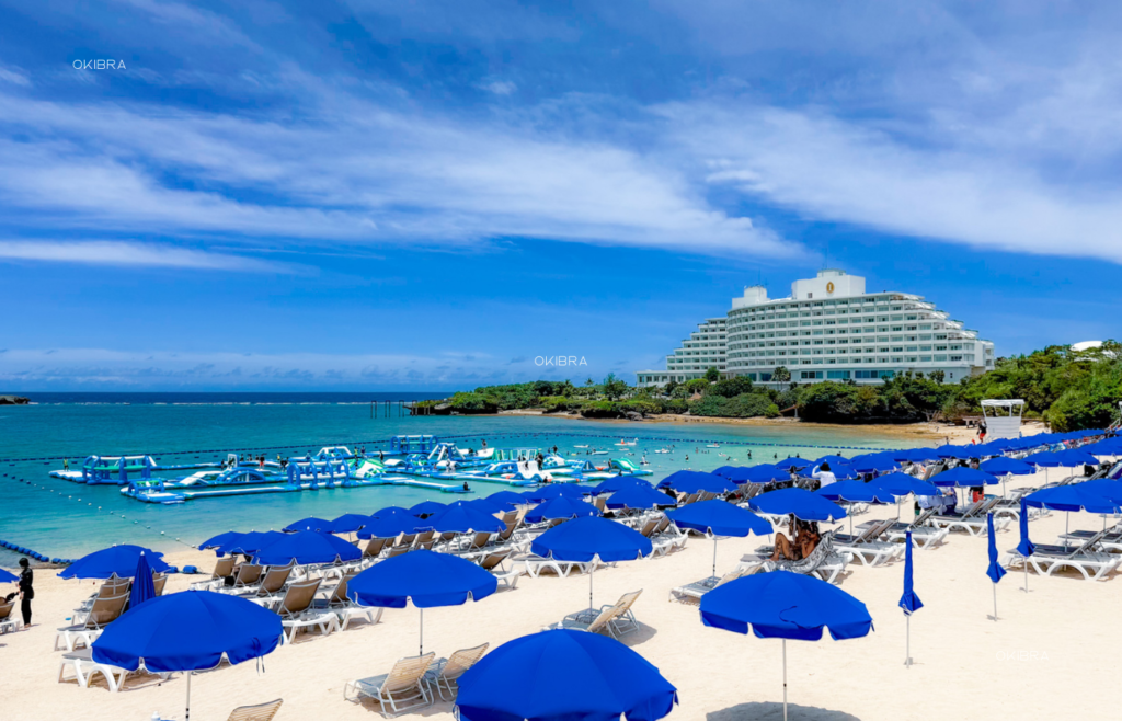 沖縄県恩納村 ANAインターコンチネンタル万座ビーチリゾート リゾートホテル オーシャンビュー クラブラウンジ 家族 子供