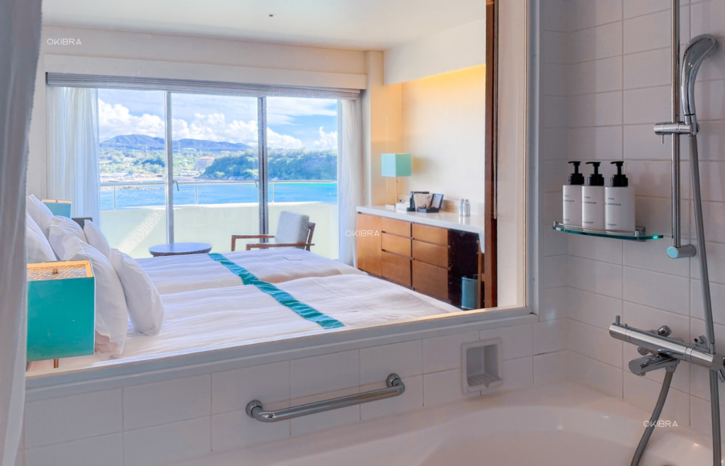 沖縄県恩納村 ANAインターコンチネンタル万座ビーチリゾート リゾートホテル オーシャンビュー クラブラウンジ 家族 子供