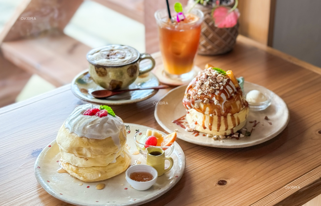沖縄県今帰仁村 プティ・タ・プティ パンケーキ かき氷 海の見えるカフェ
