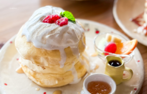 沖縄県今帰仁村 プティ・タ・プティ パンケーキ かき氷 海の見えるカフェ
