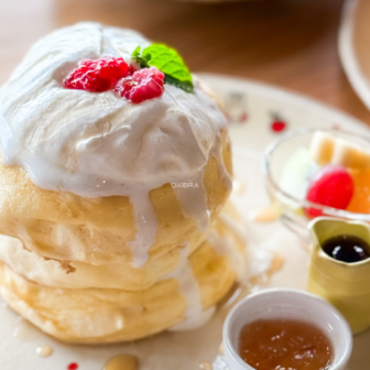 沖縄県今帰仁村 プティ・タ・プティ パンケーキ かき氷 海の見えるカフェ