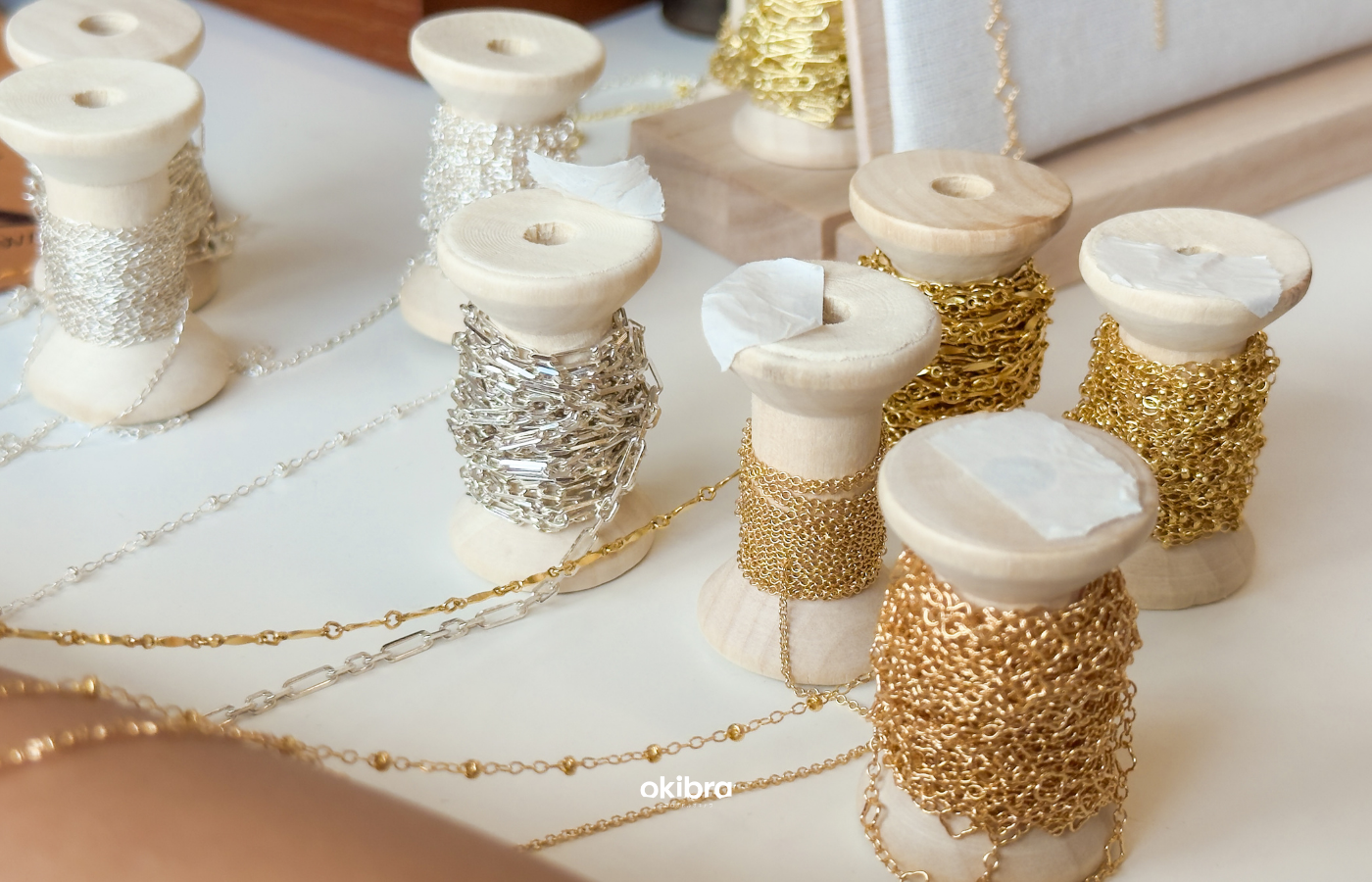 パーマネントジュエリー 溶接体験の様子