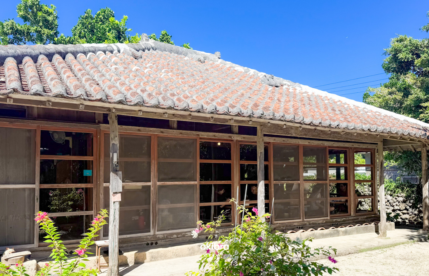 沖縄県うるま市浜比嘉島 古民家食堂 てぃーらぶい 琉球古民家 沖縄そば ランチ