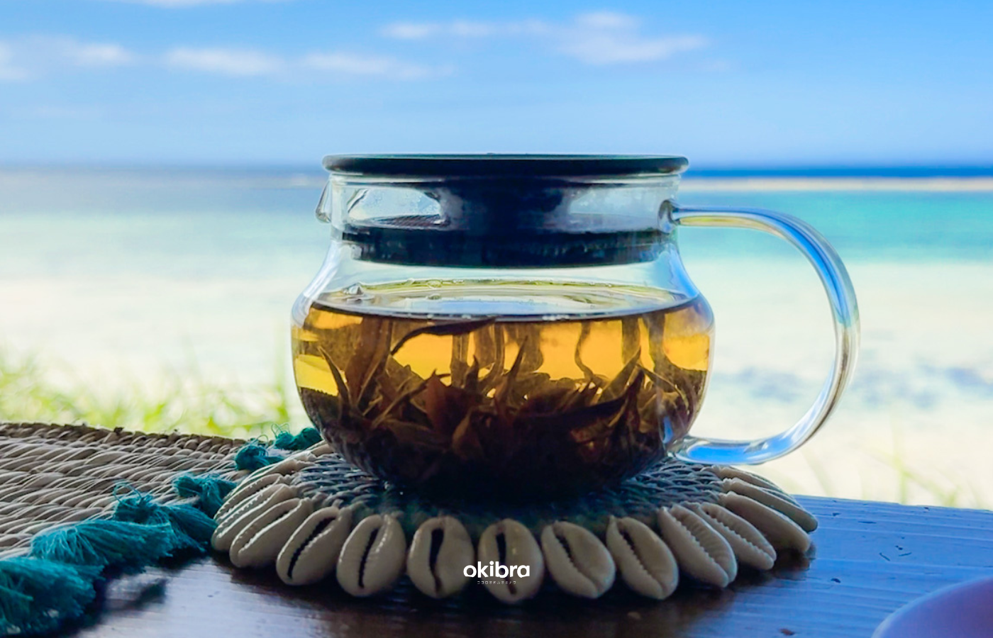 沖縄県今帰仁村 海辺の宿あまみく ティールーム やんばる紅茶 オーシャンビュー 予約必須