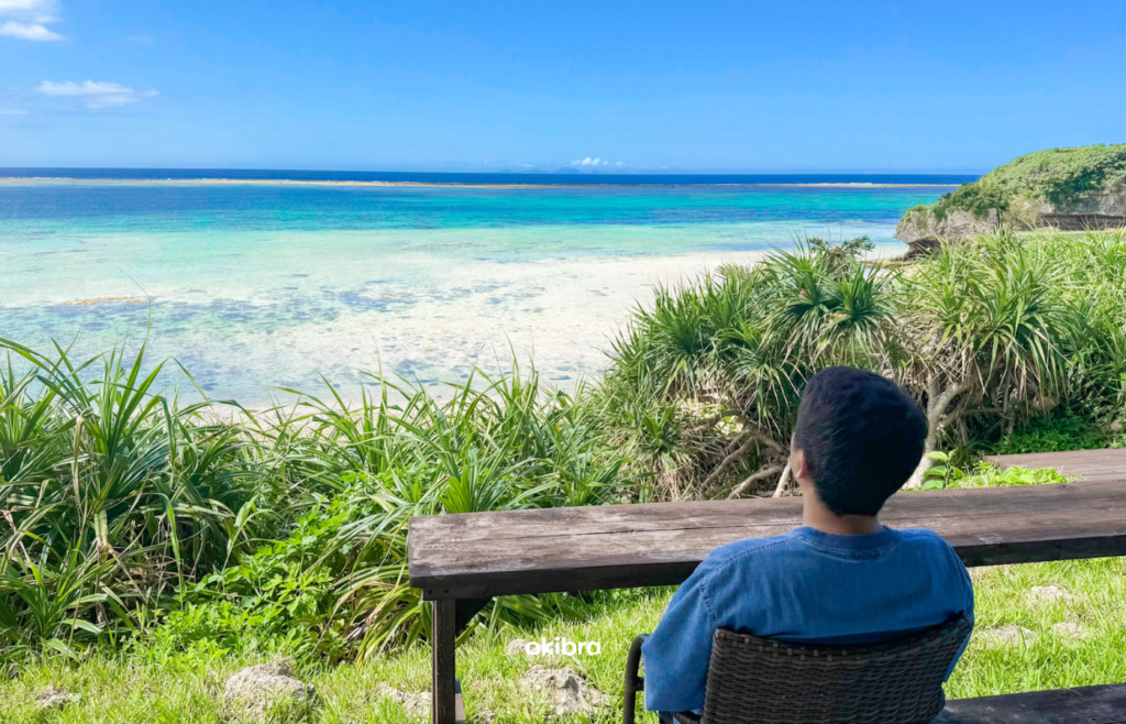 沖縄県今帰仁村 海辺の宿あまみく ティールーム やんばる紅茶 オーシャンビュー 予約必須