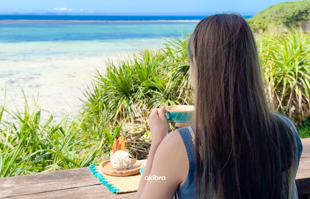 沖縄県今帰仁村 海辺の宿あまみく ティールーム やんばる紅茶 オーシャンビュー 予約必須