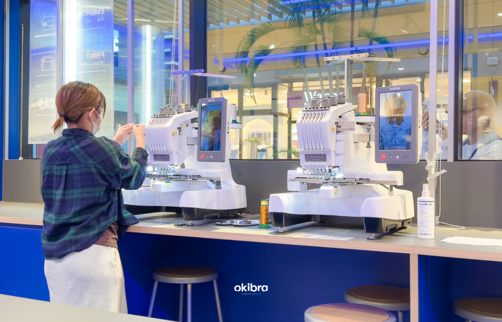 沖縄県豊見城市 Gap Outlet 沖縄アウトレットモール あしびなー店 沖縄お土産 刺繍 体験