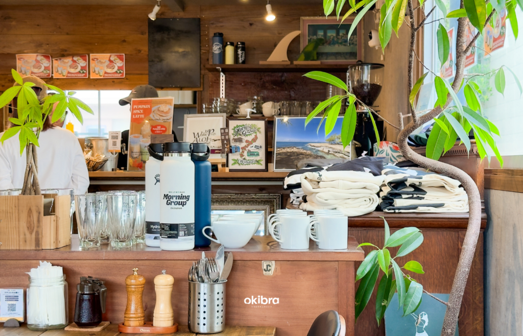 沖縄県北谷町 MORNING DOORS カフェ グルメ モーニング ハワイアン