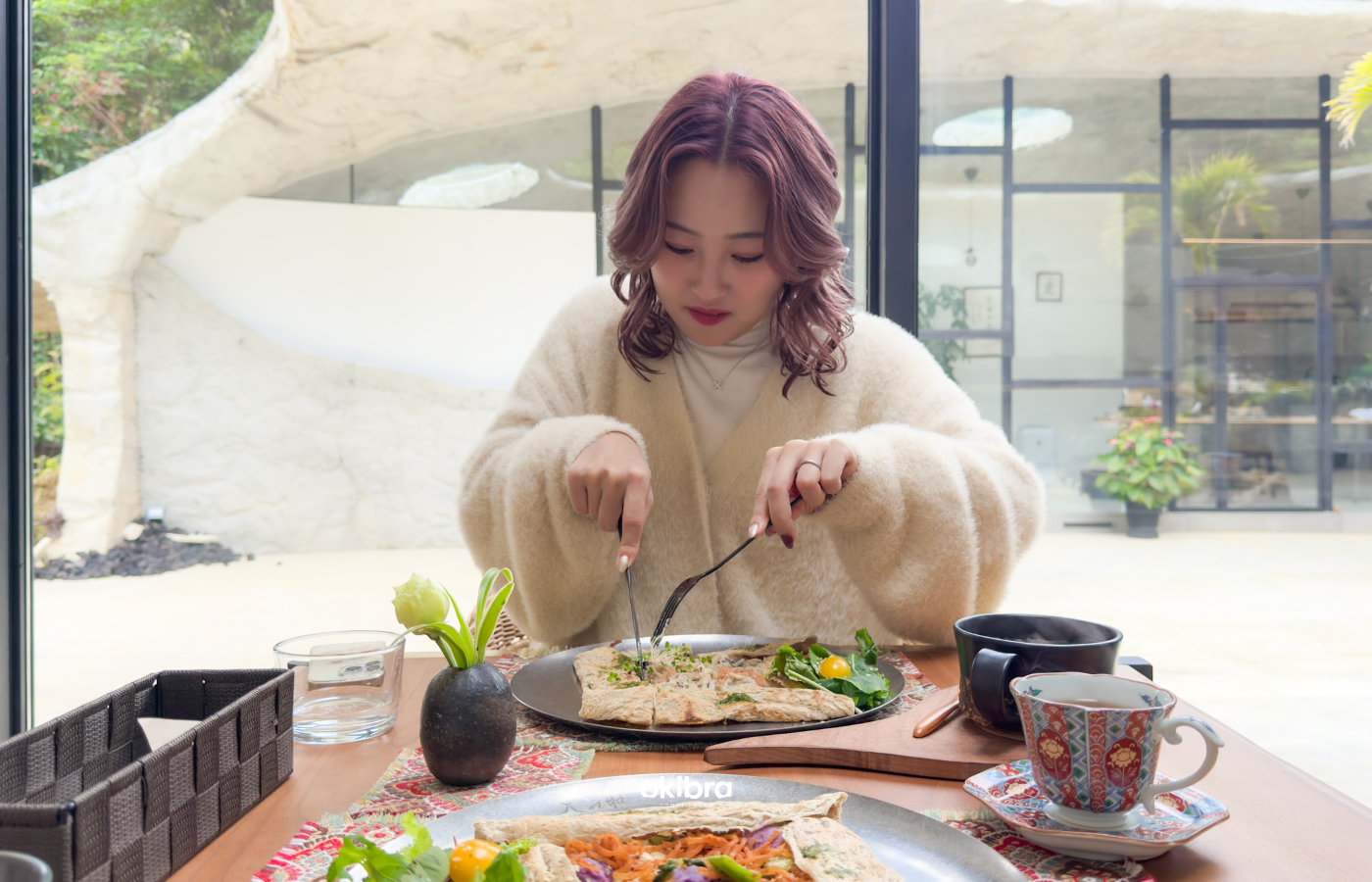 沖縄県本部町 天の船 ガレット クレープ 沖縄カフェ