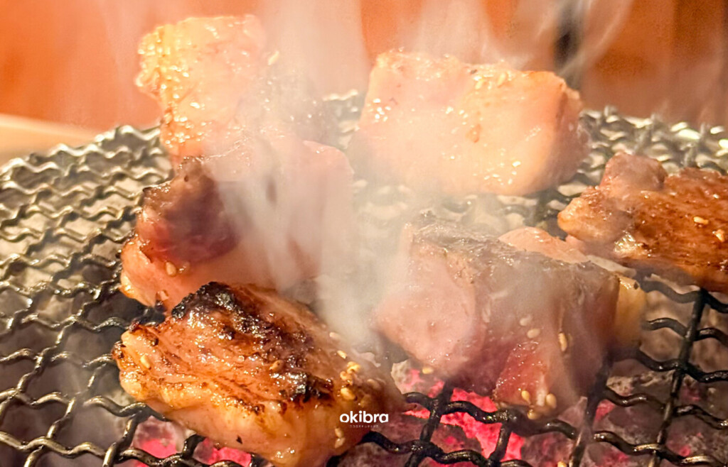 沖縄県今帰仁村 琉球古民家焼肉処うむい 焼肉 和牛 炭火 琉球古民家 フクギ並木