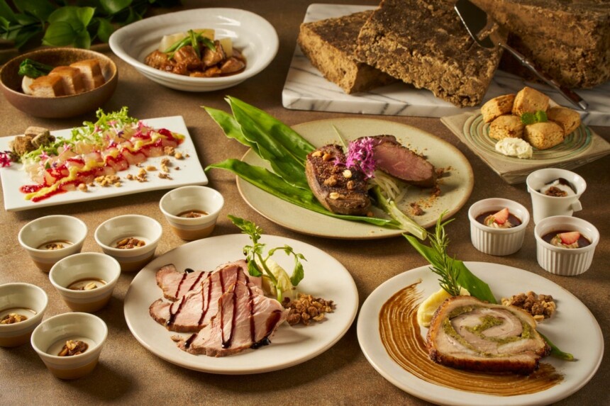 伊江島産黒糖を使ったフェアの料理（イメージ）