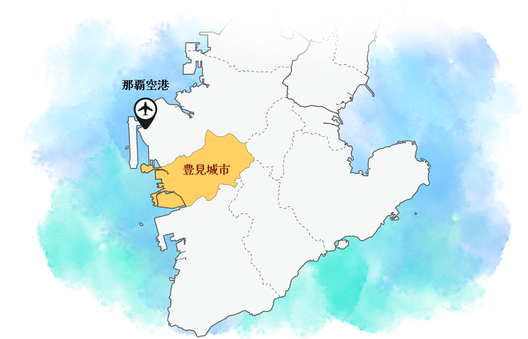 豊見城市マップ